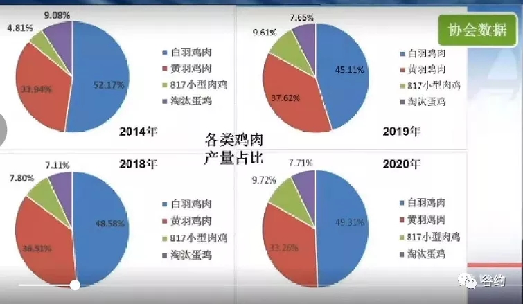 各類雞肉占比