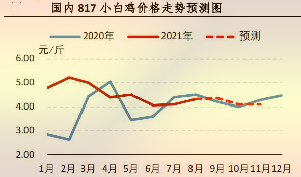 817小白雞價格走勢